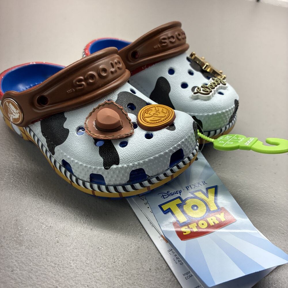 CROCS TOY STORY SHERIFF WOODY Pixar Classic Clog Toddler Size C5